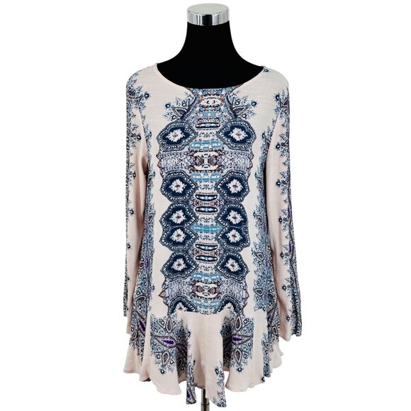 NWOT Free People White Strappy Back Tunic Dress S | Boho Coastal Cowgirl Bridal - Picture 3 of 16